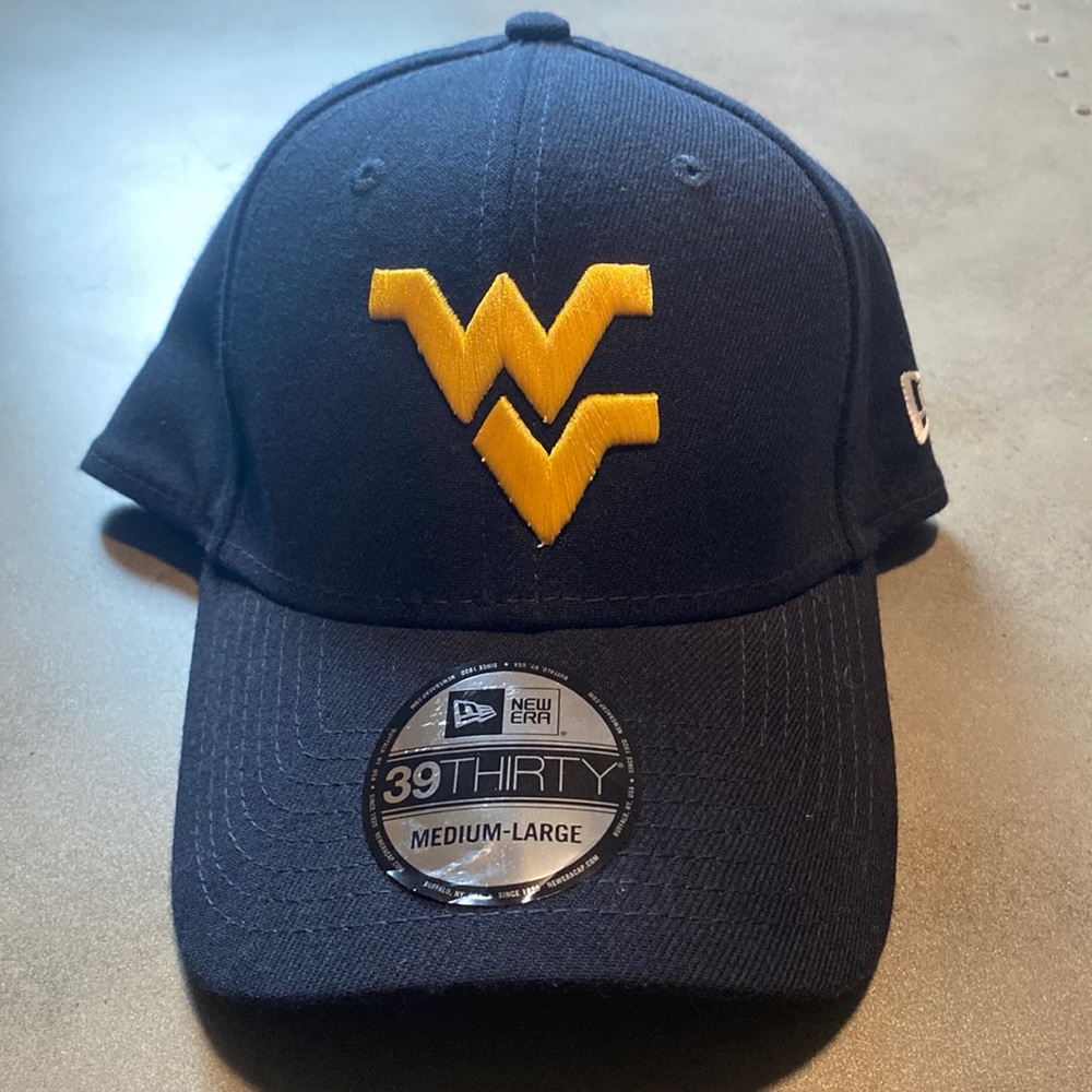 West Virginia Mountaineers New Era Hat. Medium-Large. 39Thirty